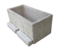 Betontrog 100 x 50 x 45cm, anthrazit G01, ca. 130l